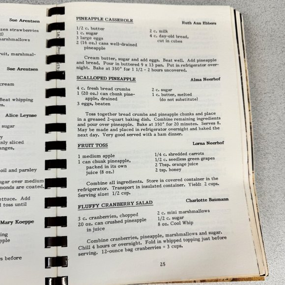 Hingham Sheboygan Wisconsin 100th Anniversary Cookbook Hingham Reformed Church - Picture 6 of 15